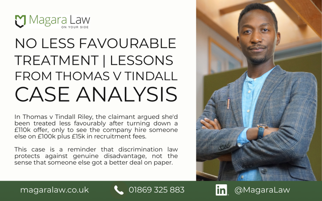 Roy Magara gives his take on the recent Thomas v Tindall employment law case.