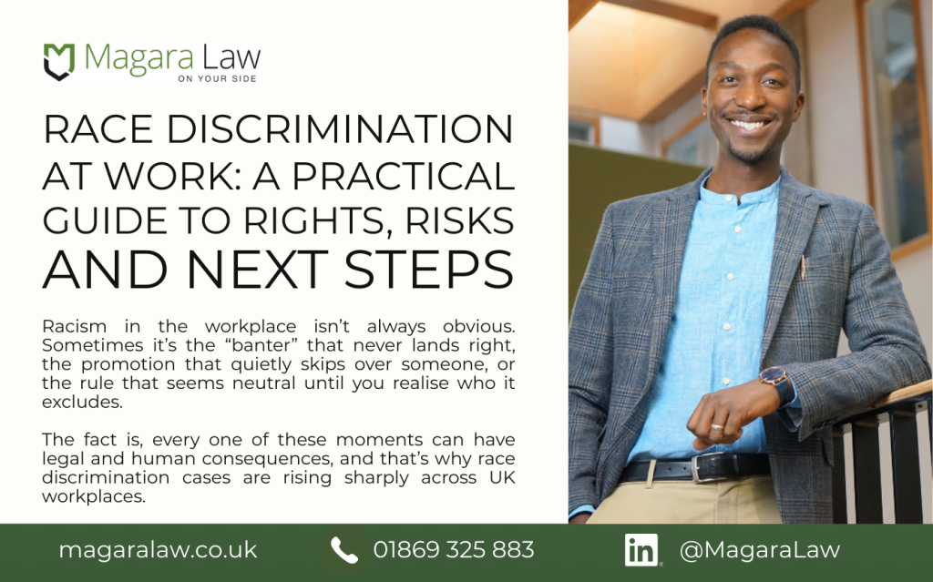 Roy Magara of Magara Law gives his take on race discrimination at work.