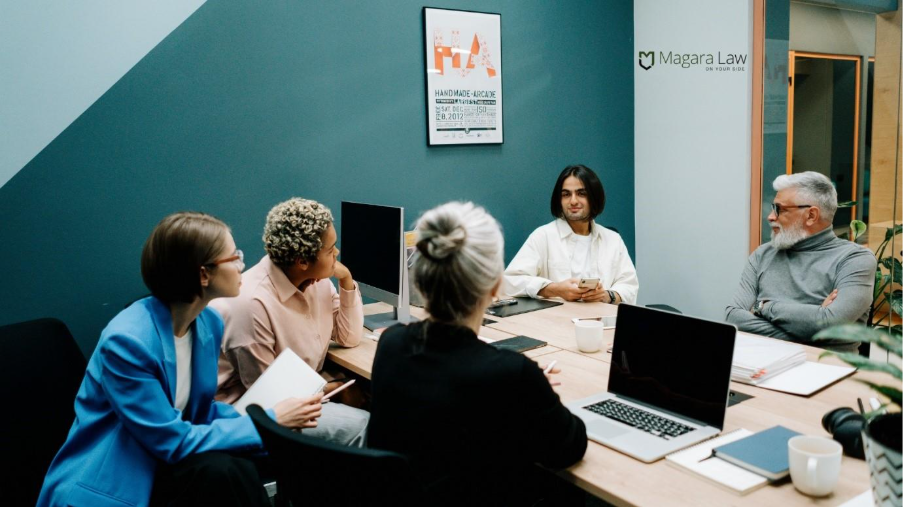 Employers sitting down to discuss eradicating upward bullying.