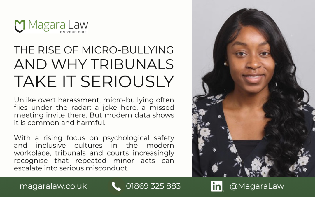 The Rise of “Micro-Bullying” and Why Tribunals Take it Seriously
