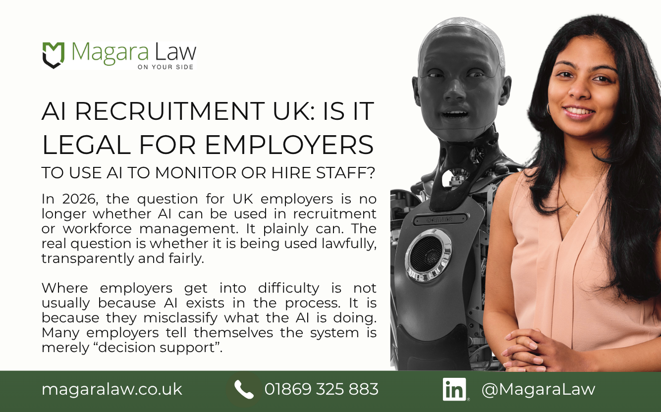 Copy of Copy of Posts – Employers (1334 x 832 px) (37) AI Recruitment UK. Is it Legal for Employers to Use AI to Hire or Monitor Staff?