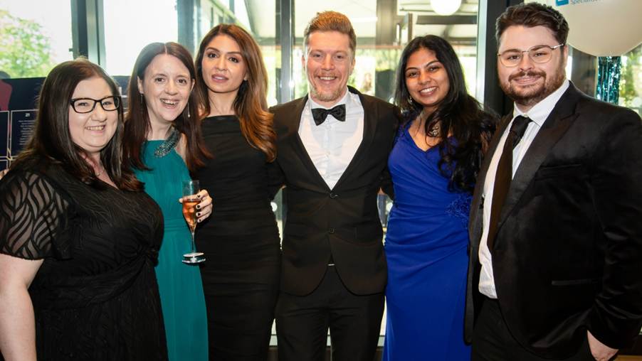 The Magara Law Team, named among the UK’s leading employment law firms, at a Law Awards event.