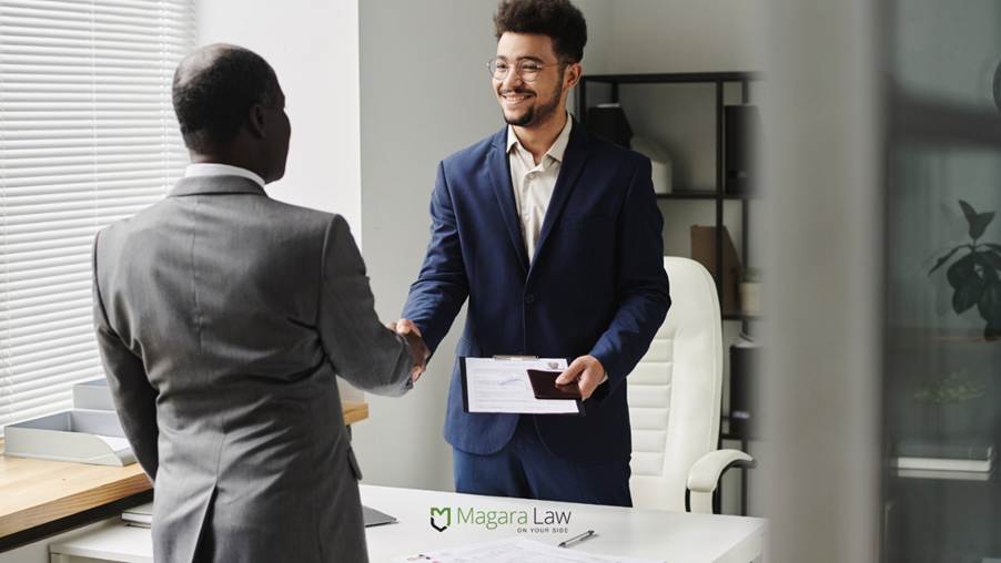 An employer carrying out right to work checks that carry discrimination risks.